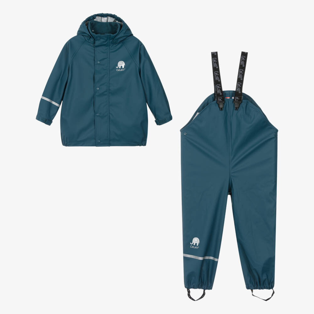 CeLaVi-Костюм из двух частей бирюзовый водонепроницаемый | Childrensalon