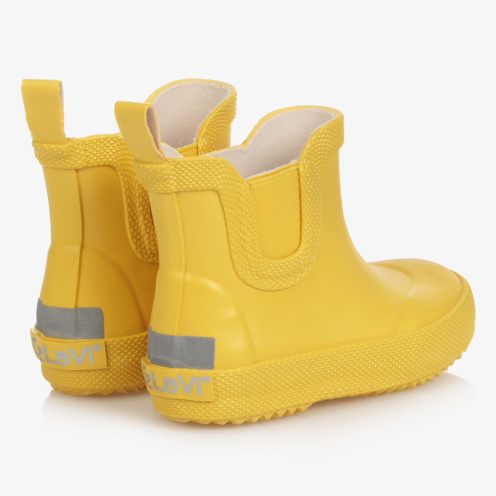 CeLaVi-Yellow Short Rain Boots | Childrensalon