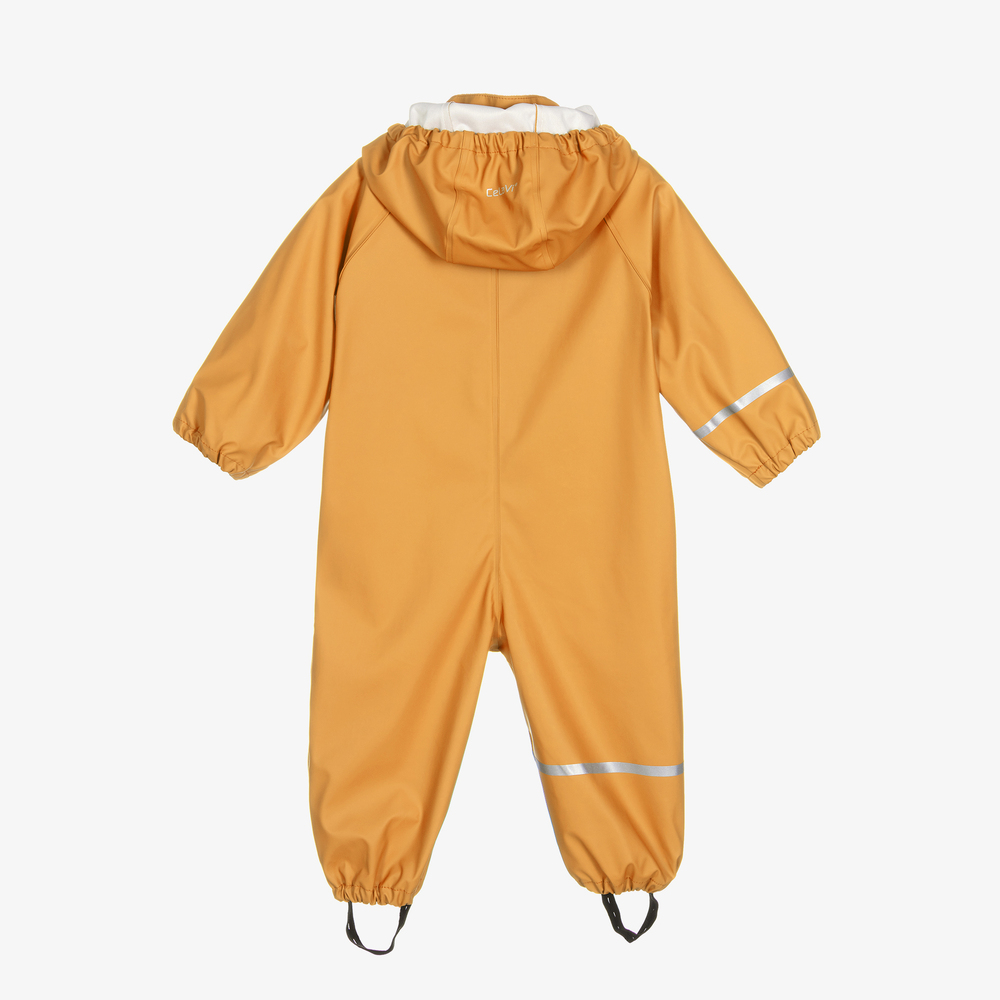 CeLaVi-Yellow Waterproof Rainsuit | Childrensalon