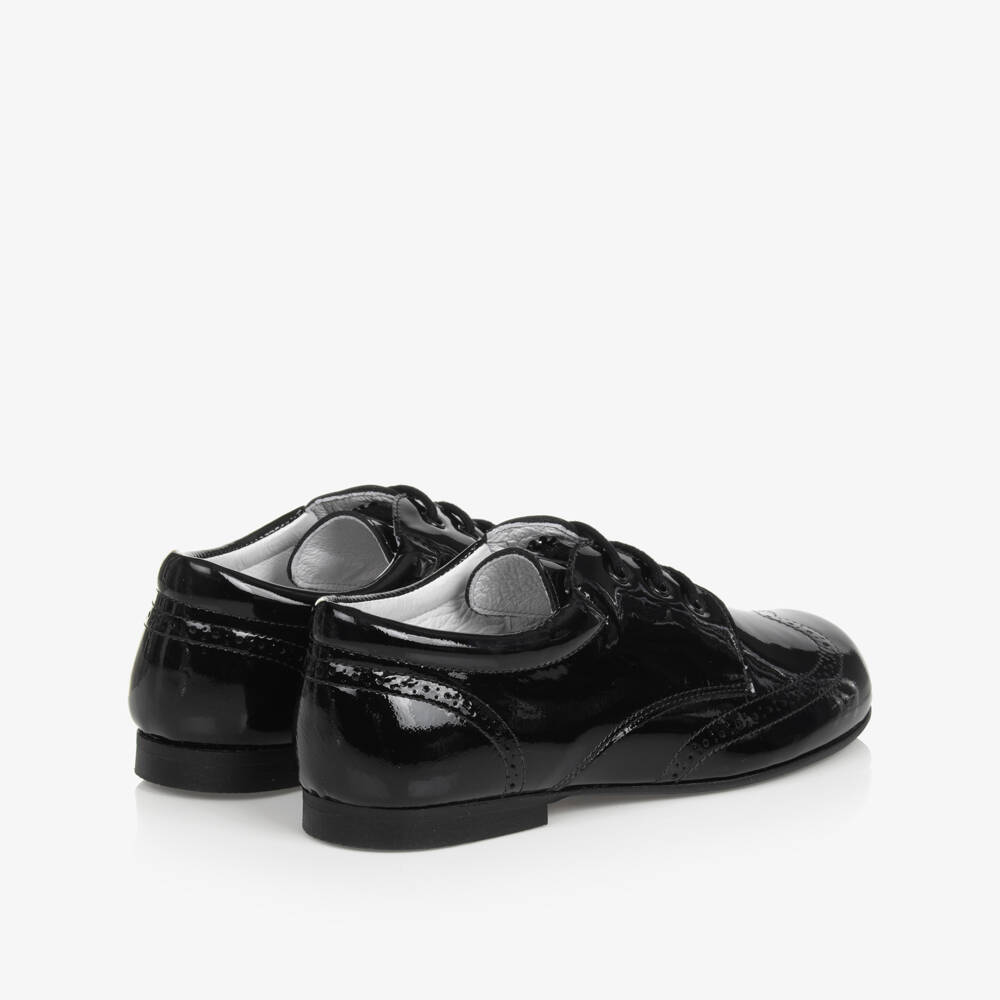 Children's Classics-Black Patent Leather Brogues | Childrensalon