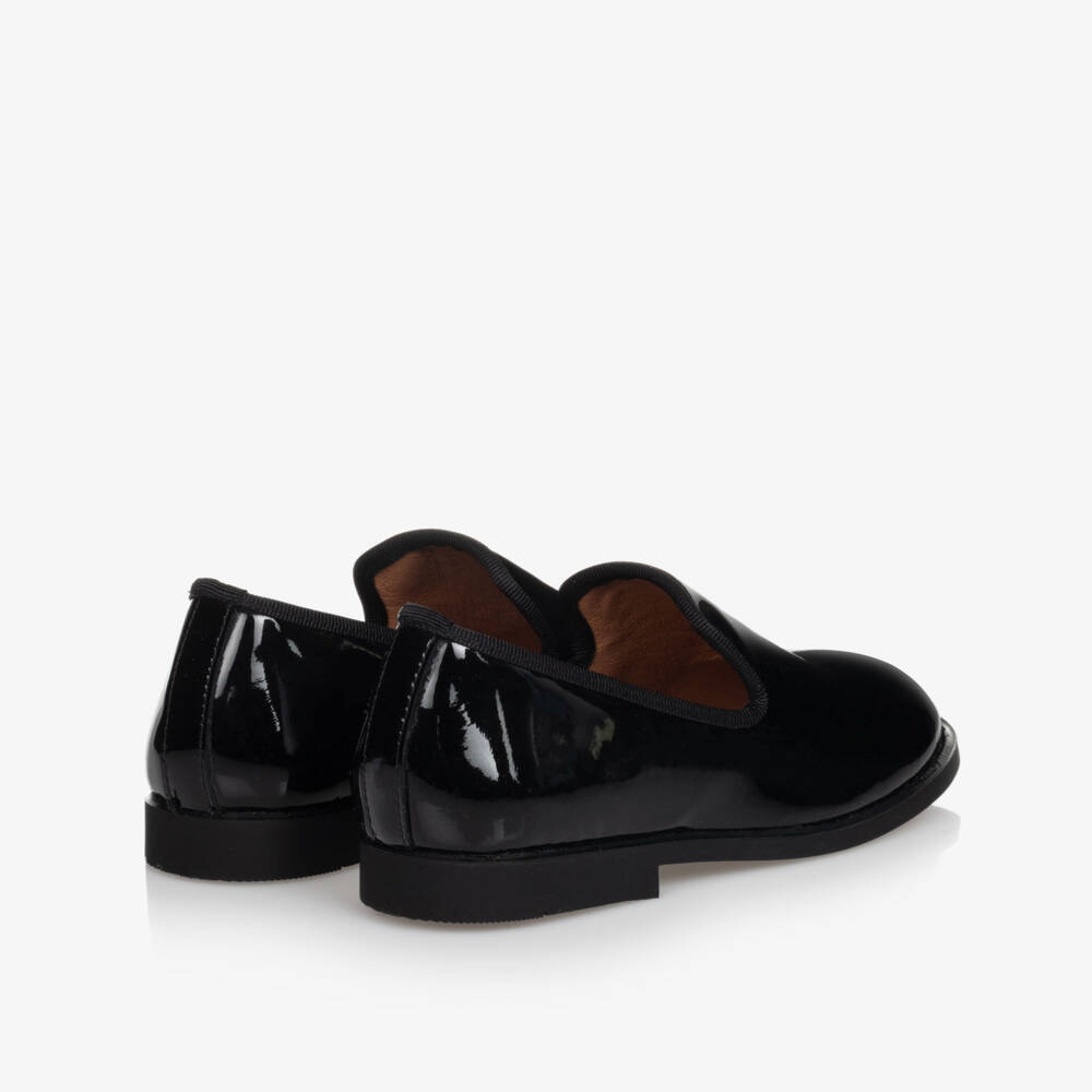 Children's Classics-Black Patent Leather Loafers | Childrensalon