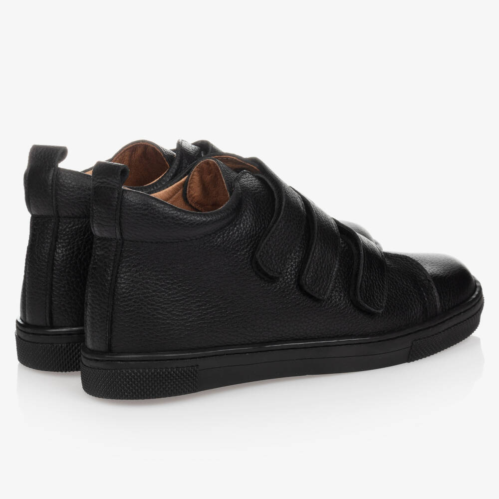 Children's Classics-Черные кожаные ботинки для мальчиков | Childrensalon