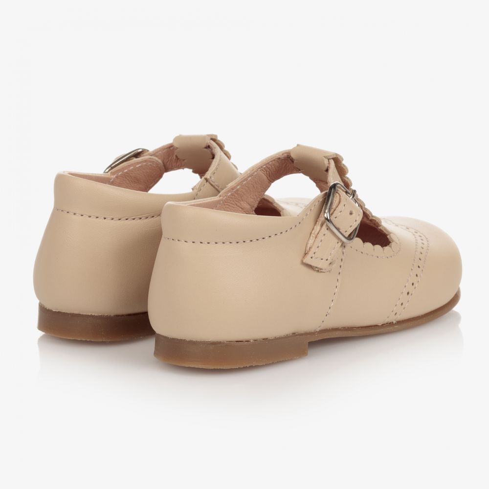 Children's Classics-Кремовые кожаные туфли | Childrensalon
