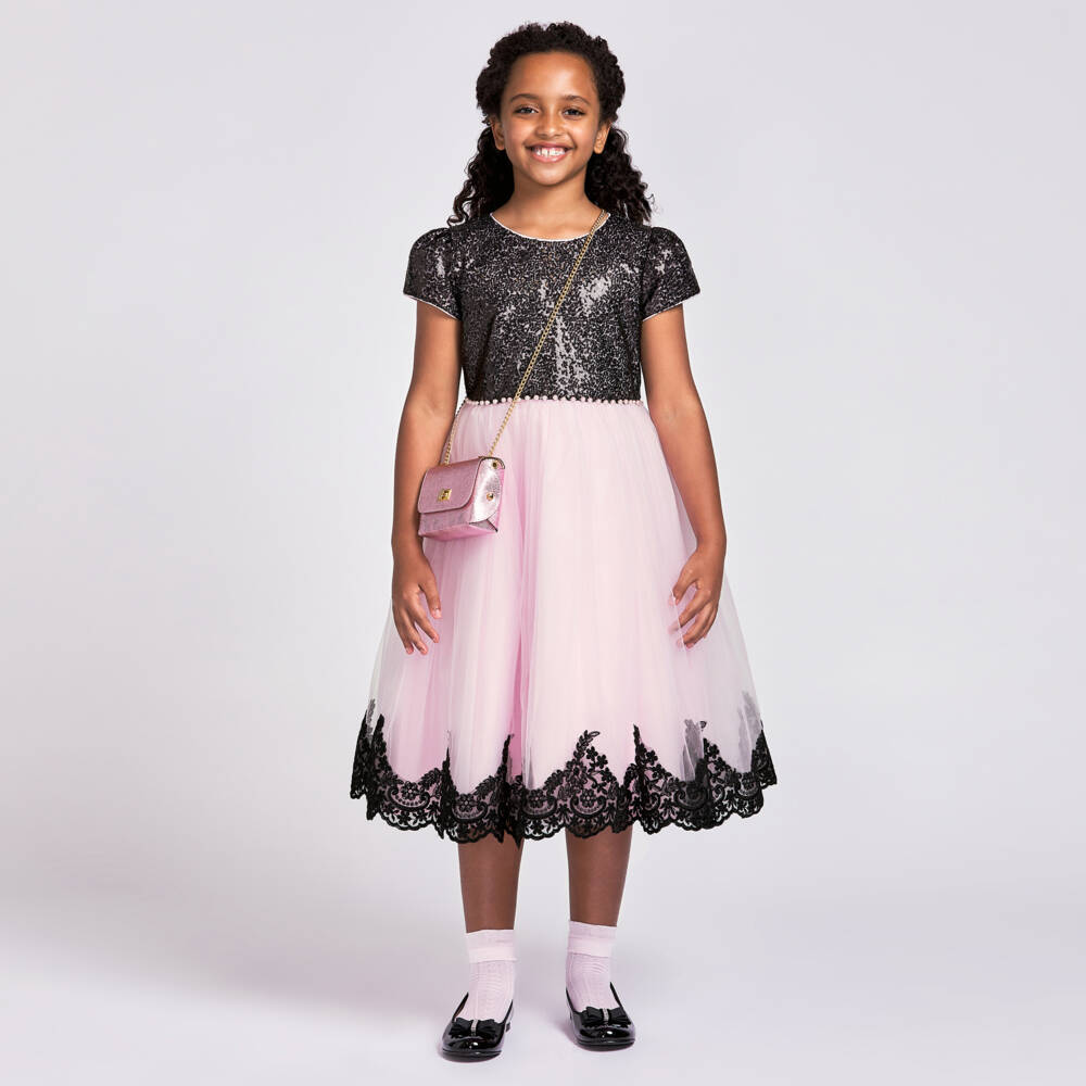 Children's Classics-Girls Black Patent Ballerina Shoes | Childrensalon