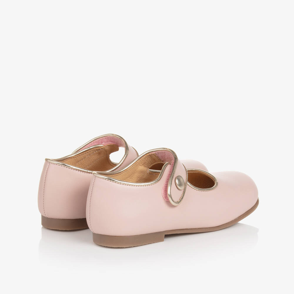 Children's Classics-Girls Pink & Gold Shoes | Childrensalon