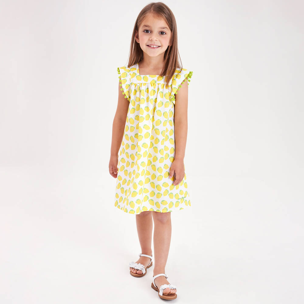 Children's Classics-Girls White Leather Sandals | Childrensalon