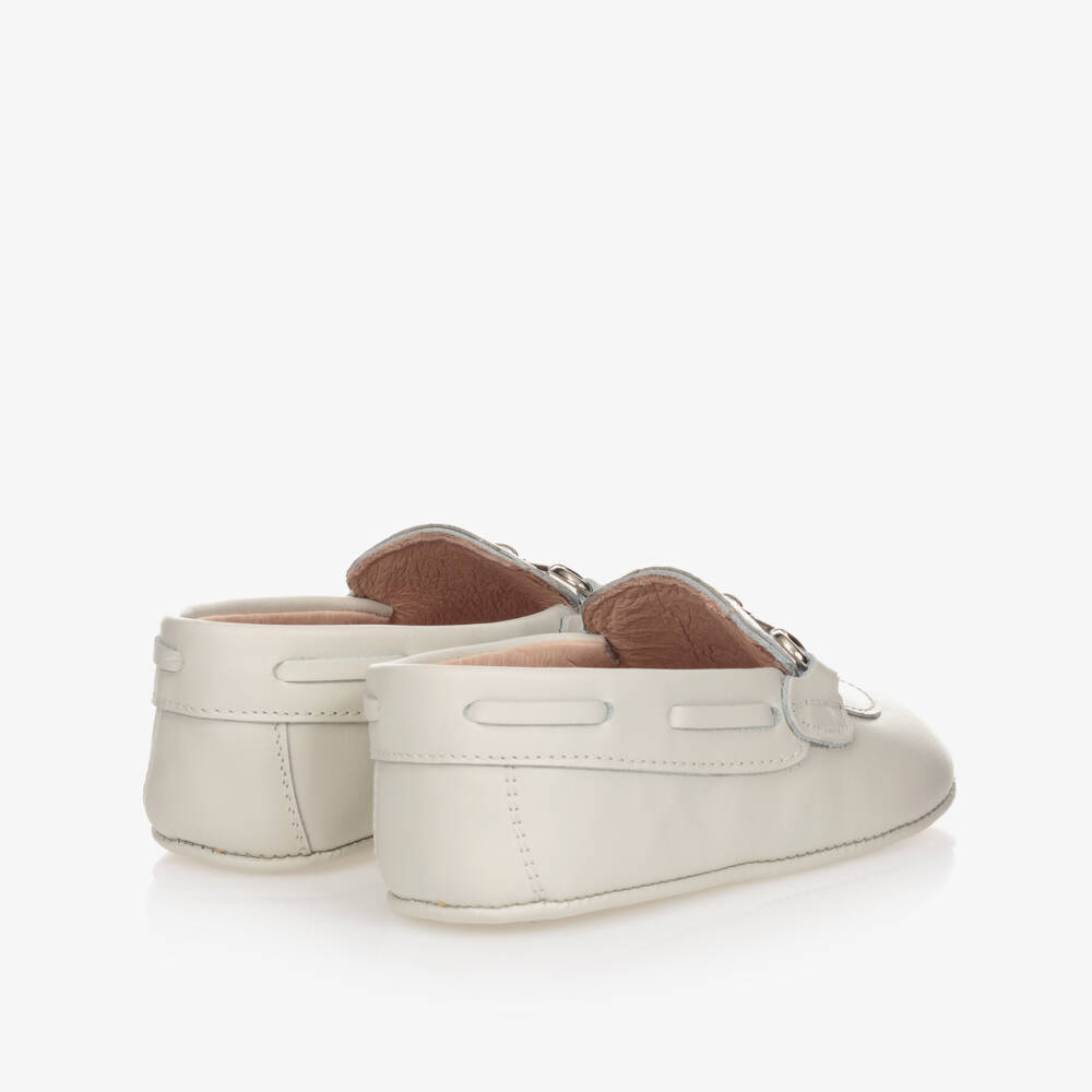 Children's Classics-حذاء جلد لون عاجي | Childrensalon