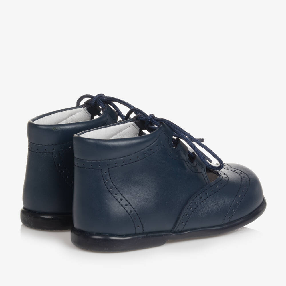 Children's Classics-Синие кожаные туфли | Childrensalon