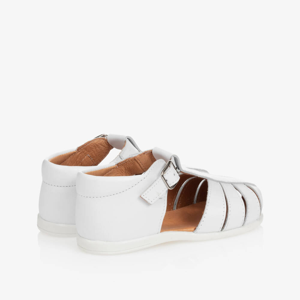 Children's Classics-صندل جلد لون أبيض | Childrensalon