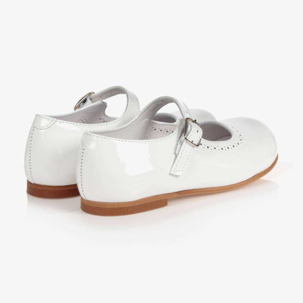 Children's Classics-White Patent Leather Mary Jane Shoes | Childrensalon