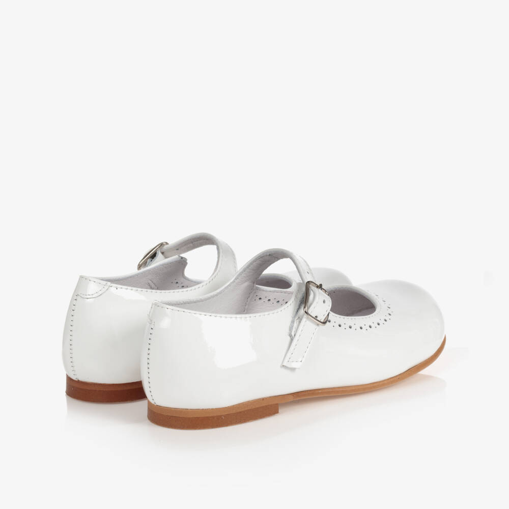 Children's Classics-White Patent Leather Mary Jane Shoes | Childrensalon