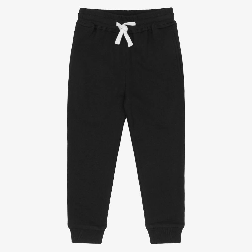 Childrensalon Essentials-Boys Black & Grey Organic Joggers (2 Pack) | Childrensalon