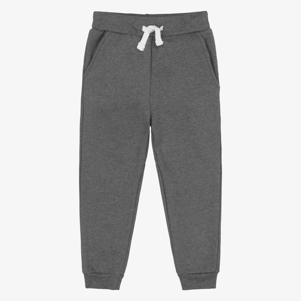 Childrensalon Essentials-Черные и серые джоггеры из органического хлопка для мальчиков (2пары) | Childrensalon