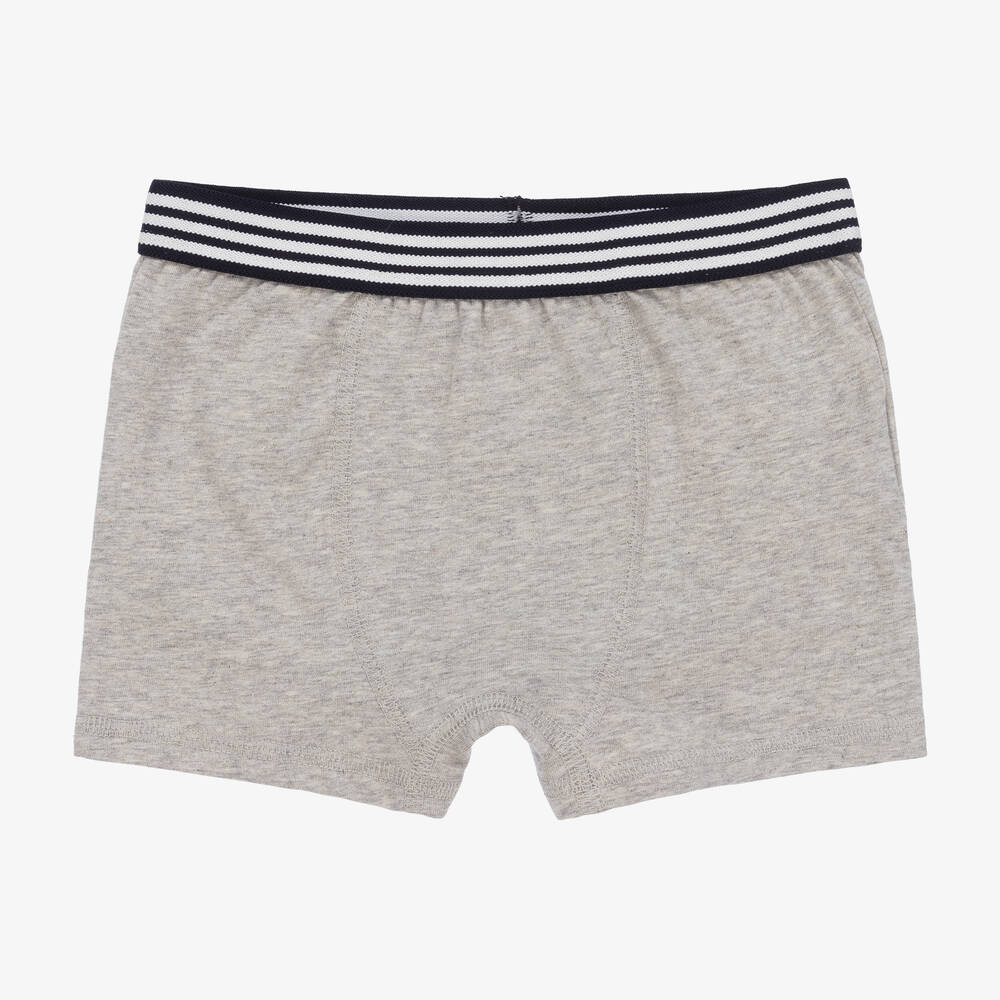 Childrensalon Essentials-شورت بوكسر قطن عضوي جيرسي للأولاد (عدد 3) | Childrensalon