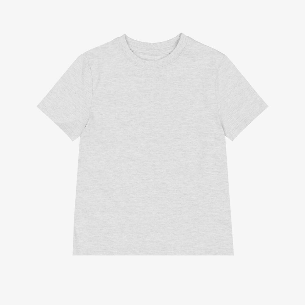 Childrensalon Essentials-Boys White, Grey & Black Organic Cotton T-Shirts (3 Pack) | Childrensalon