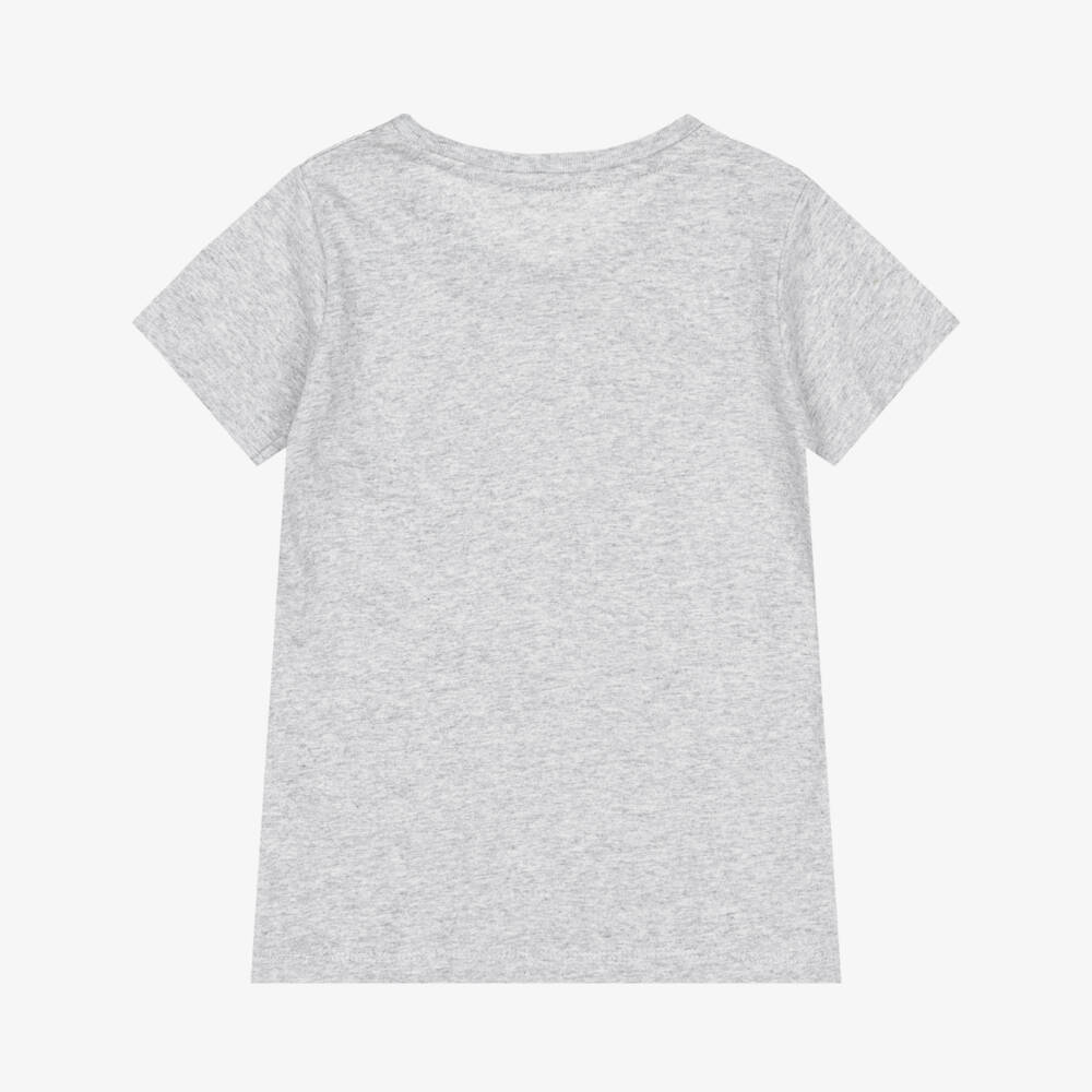 Childrensalon Essentials-Футболки черная и серые из органического хлопка для девочек (3шт.) | Childrensalon