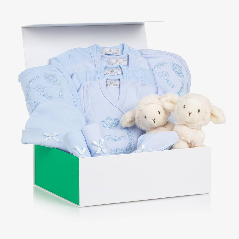 Childrensalon Hampers-Twin Boys Welcome To The World Hamper | Childrensalon