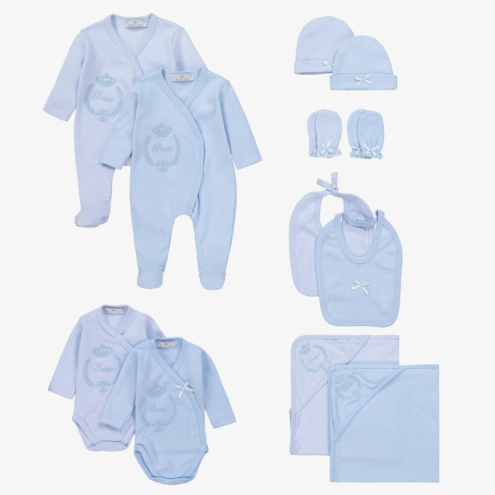 Childrensalon Hampers-Twin Boys Welcome To The World Hamper | Childrensalon