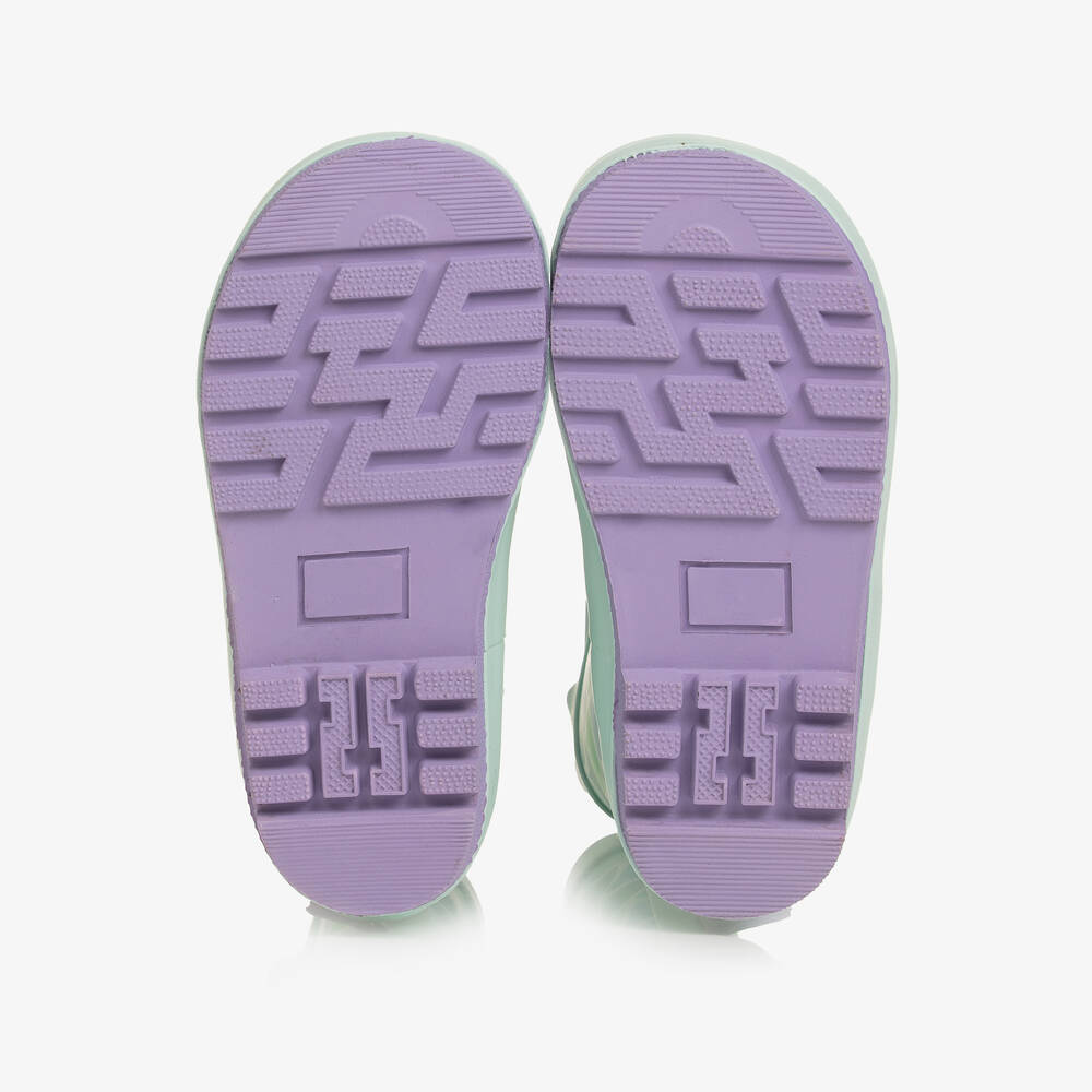 Chipmunks-Girls Green Mermaid Rain Boots | Childrensalon