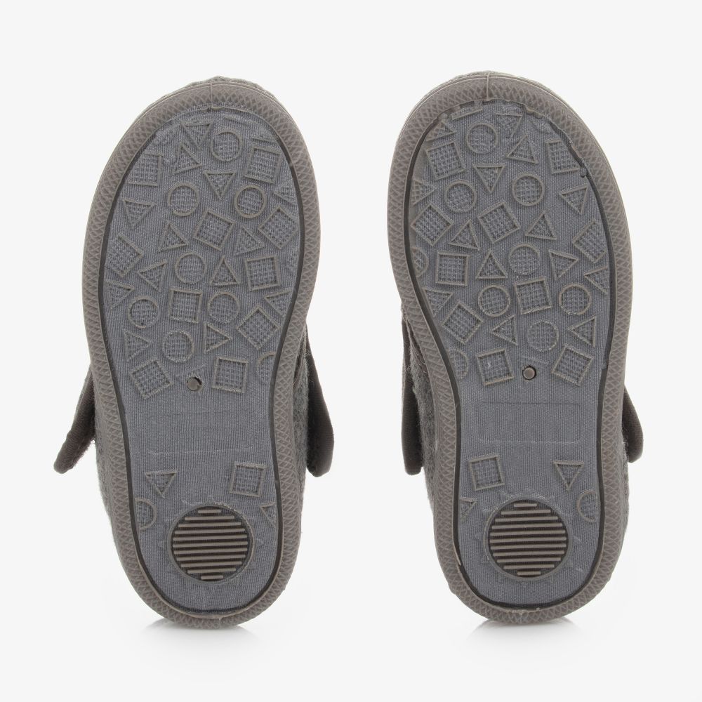 Chipmunks-Серые тапочки с кроликами для девочек | Childrensalon