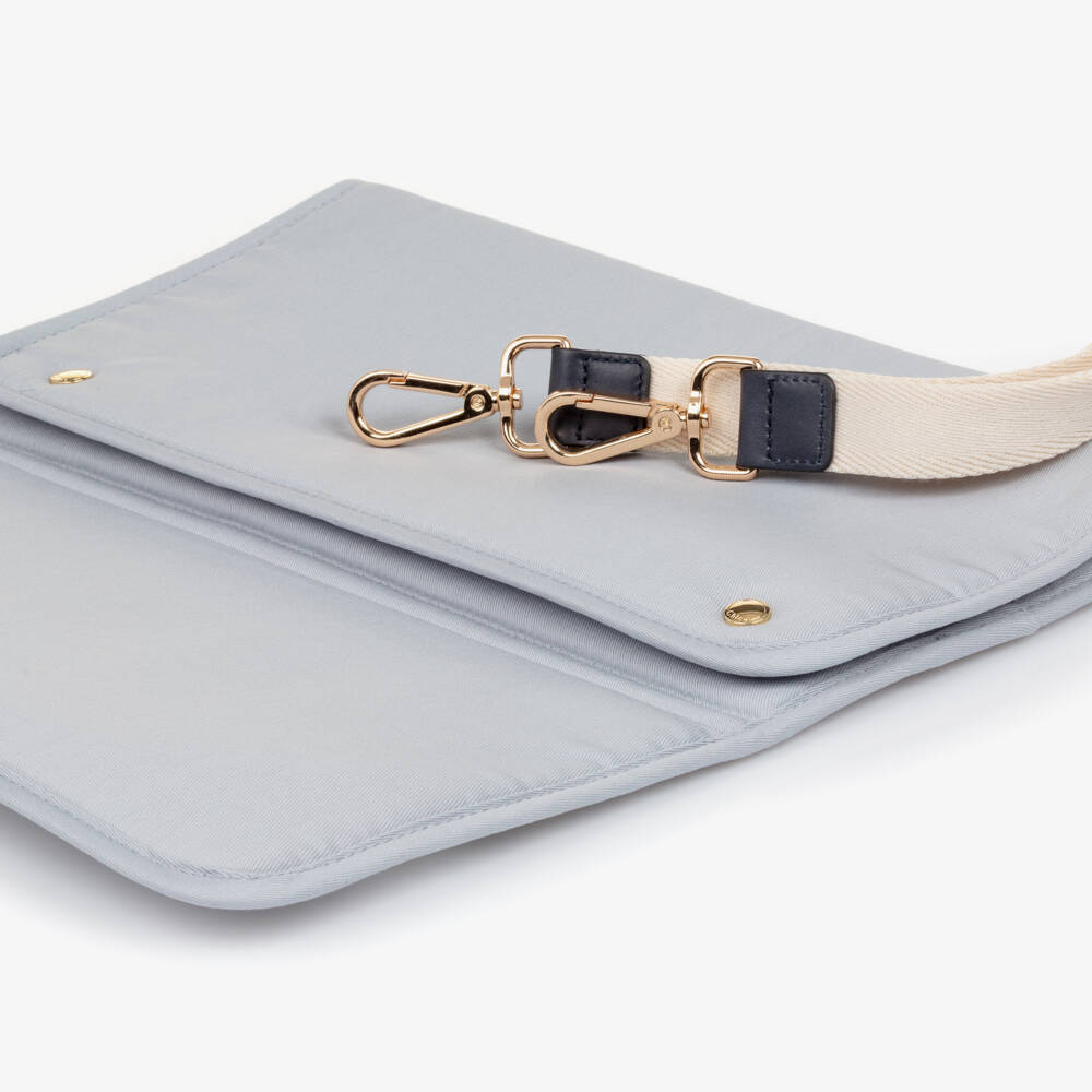 Chloé-Blue Denim Tote Baby Changing Bag (41cm) | Childrensalon