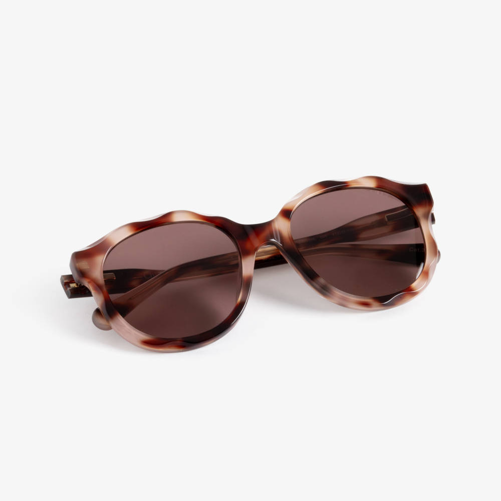 Chloé-Girls Brown Tortoiseshell Frame Sunglasses | Childrensalon
