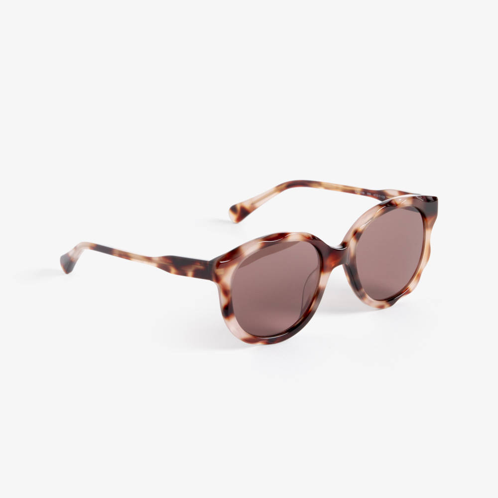Chloé-Girls Brown Tortoiseshell Frame Sunglasses | Childrensalon