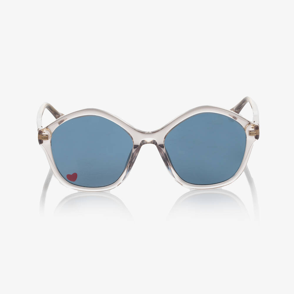 Chloé-Girls Clear Round Sunglasses | Childrensalon
