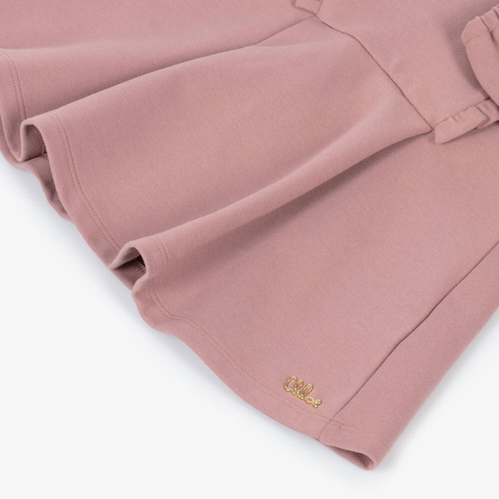 Chloé-Girls Pink Milano Jersey Dress | Childrensalon