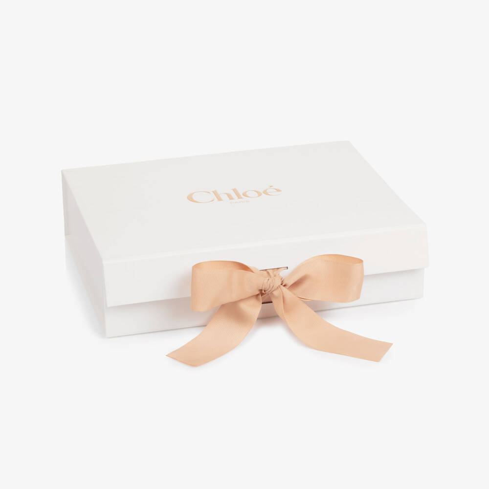 Chloé-Girls Pink Washbag & Changing Mat Gift Set | Childrensalon