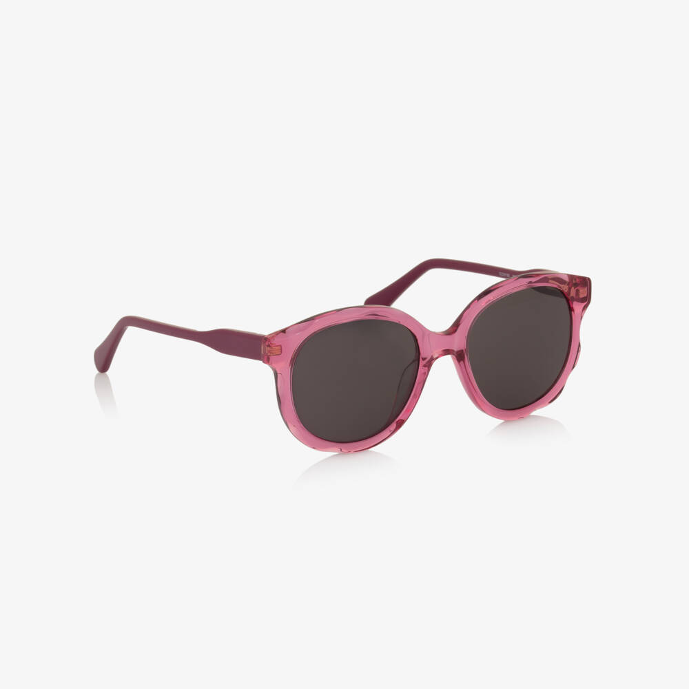 Chloé-Girls Violet Purple Ripple Frame Sunglasses | Childrensalon