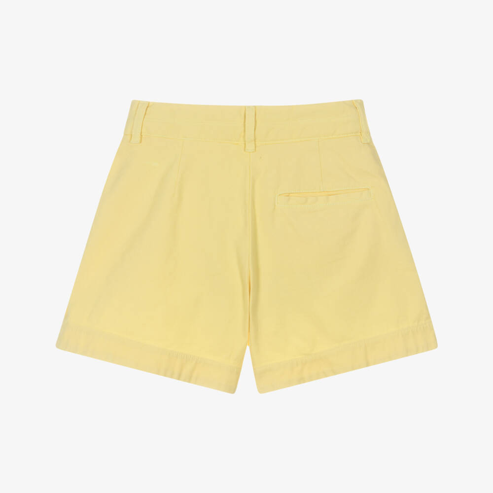 Chloé-Шорты желтые из хлопка с золотыми подвесками для девочек | Childrensalon