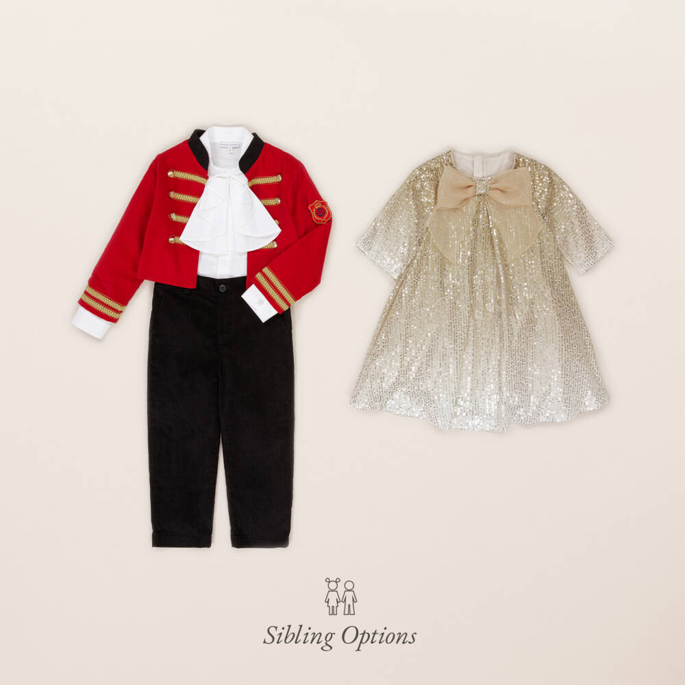 Coeur by Childrensalon-Girls Gold Ombré Sequinned Dress | Childrensalon