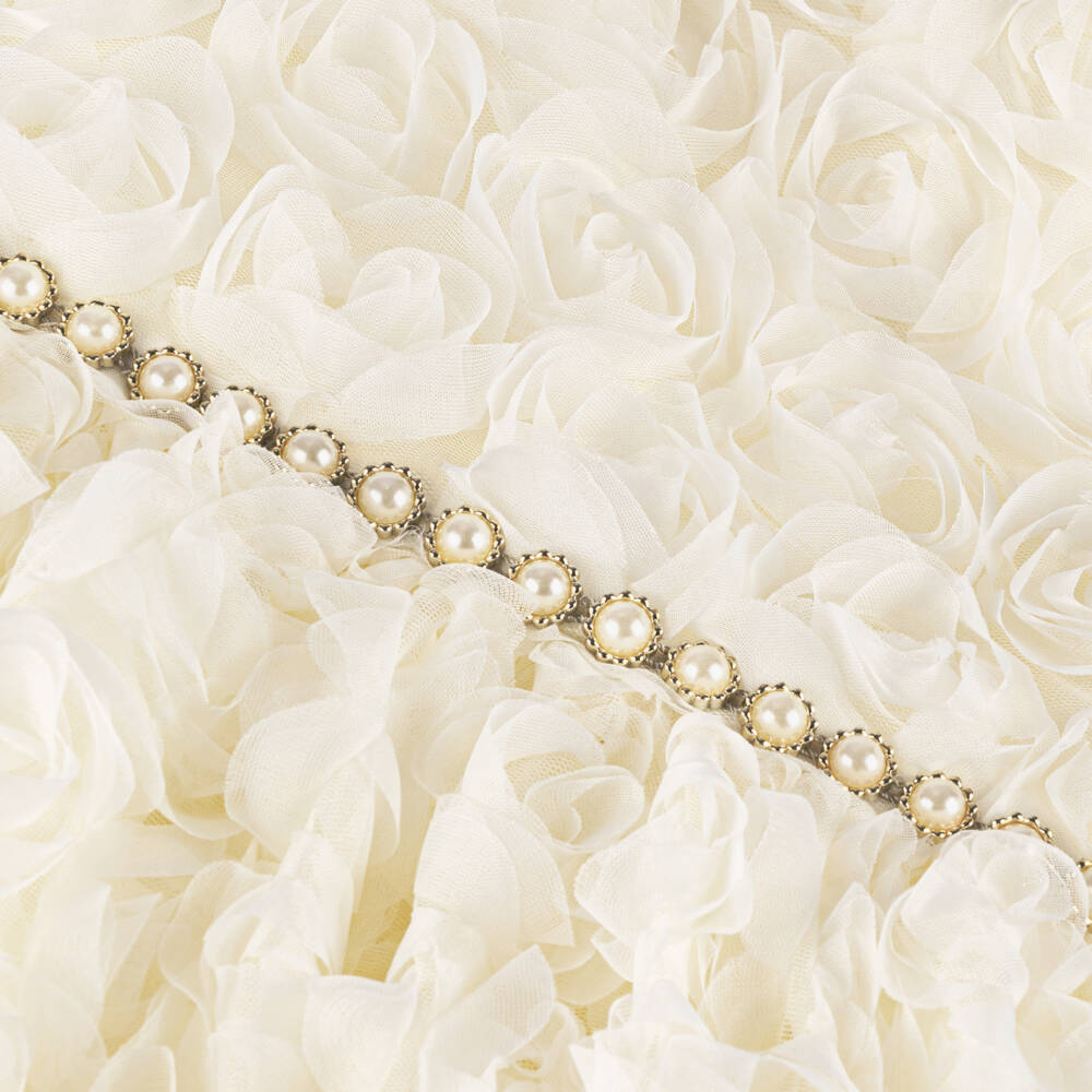 Coeur by Childrensalon-Girls Ivory Floral Dress & Hairband Set | Childrensalon