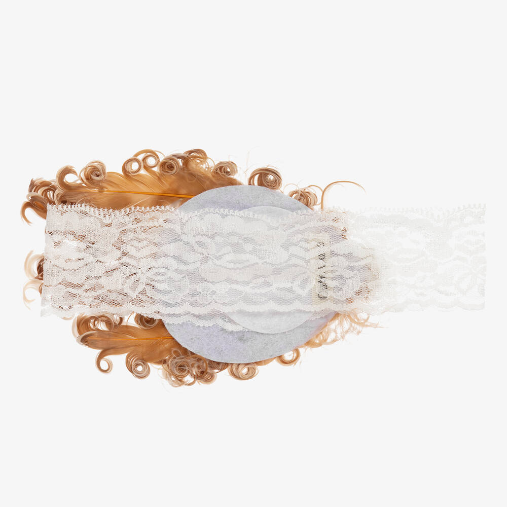 Cute Cute-Feather & Pearl Headband | Childrensalon