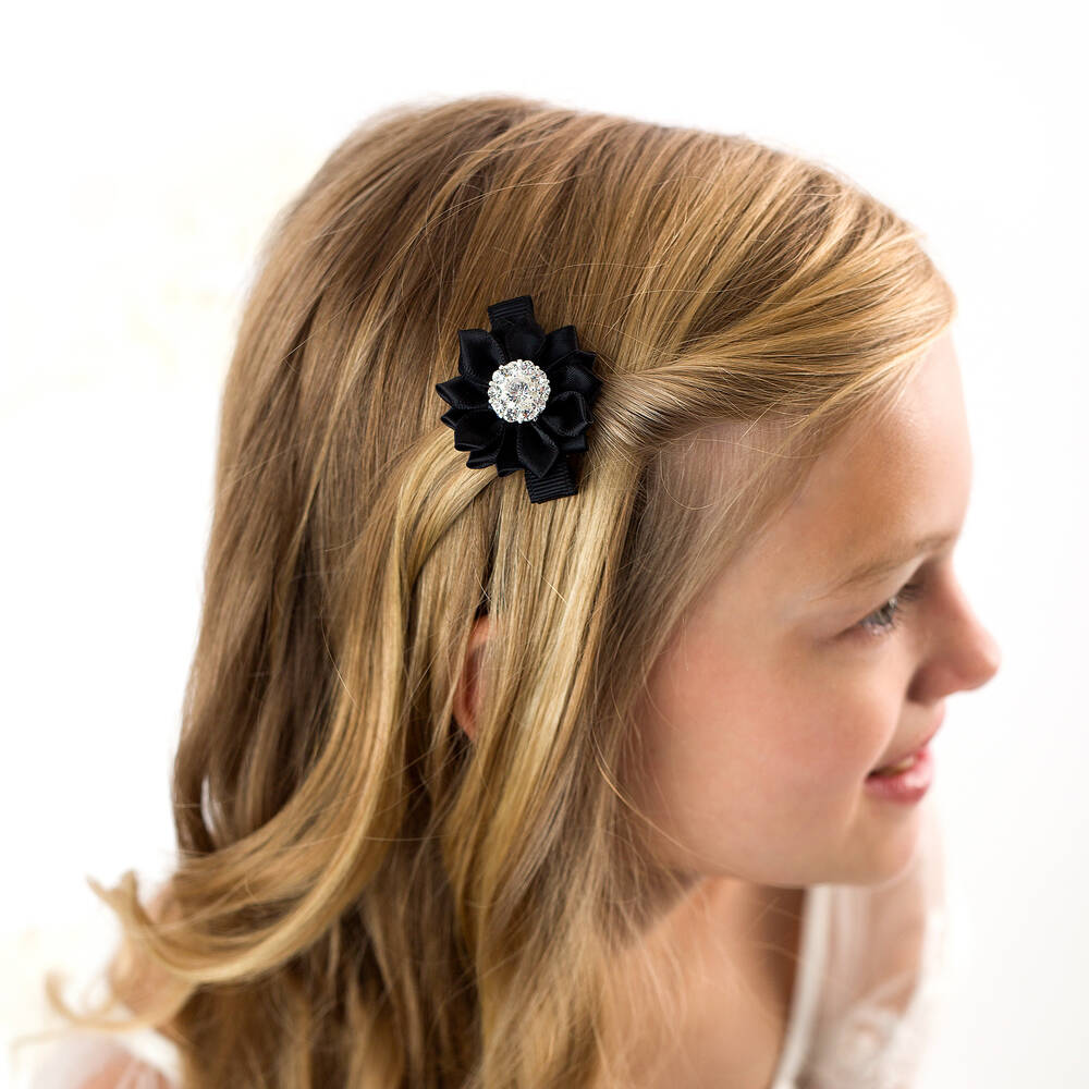 Cute Cute-Girls Black Hair Clips (2 Pack) | Childrensalon