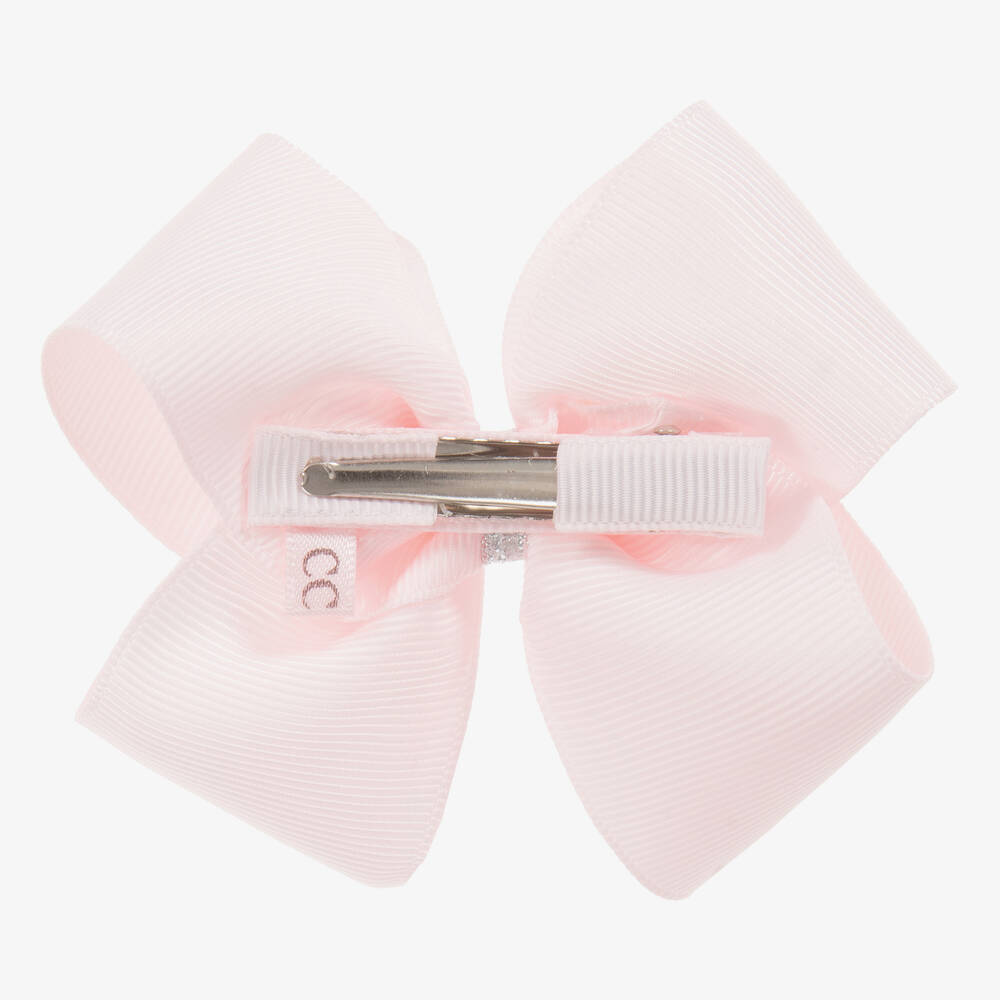 Cute Cute-Pale Pink Bow Hair Clip (10cm) | Childrensalon