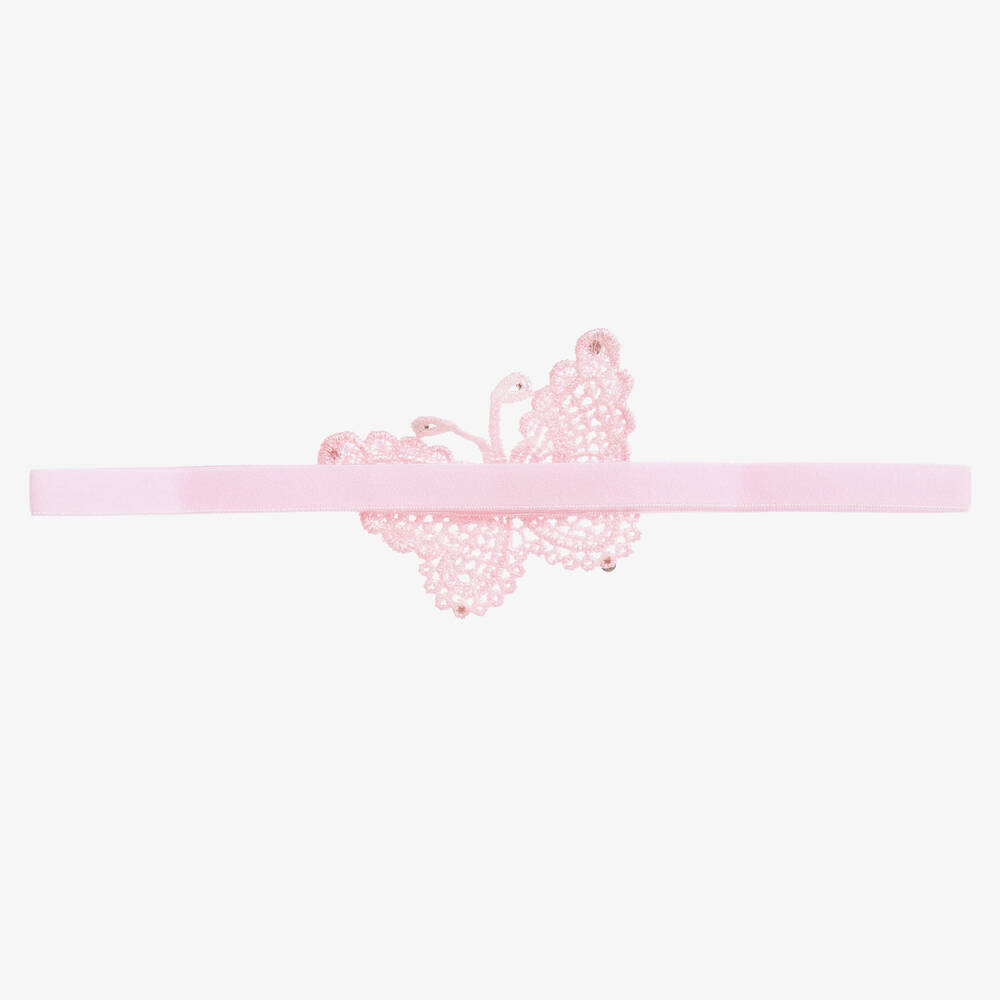 Cute Cute-Pink Butterfly Headband (7cm) | Childrensalon
