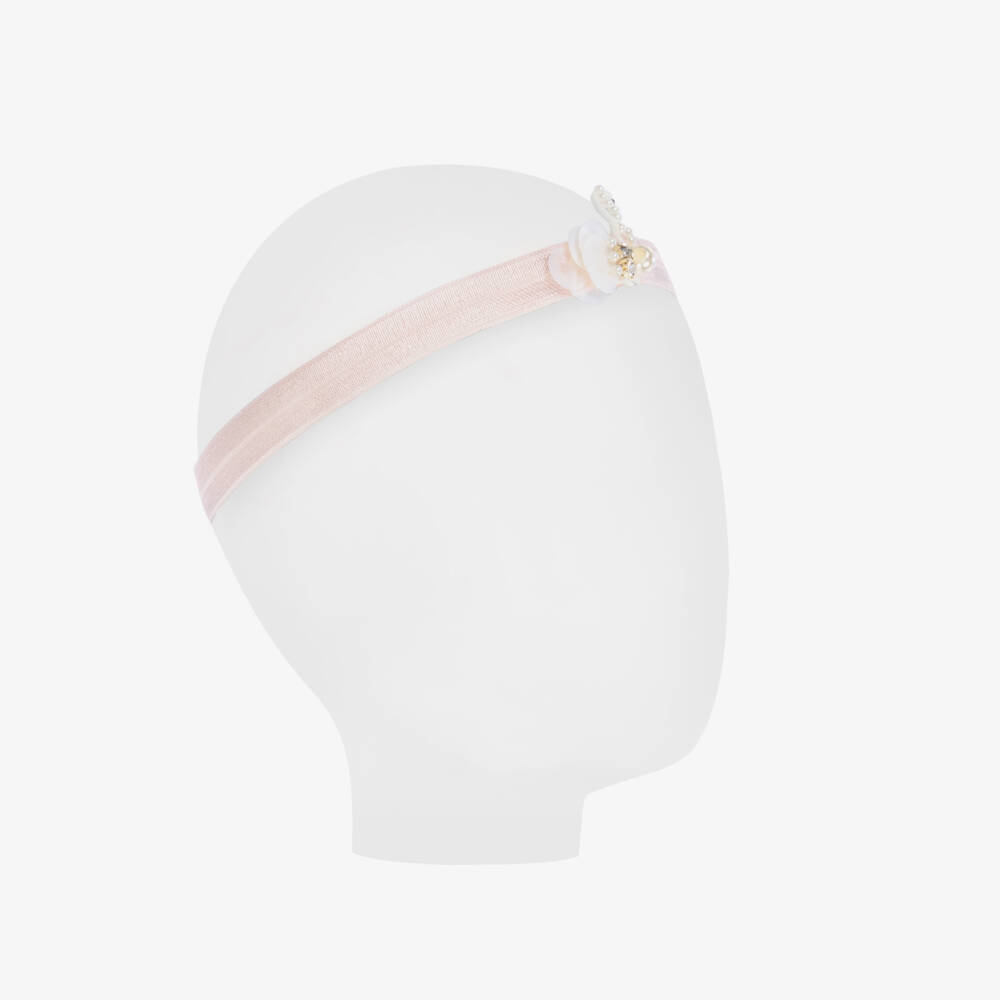 Cute Cute-Белая повязка на голову с лебедем | Childrensalon