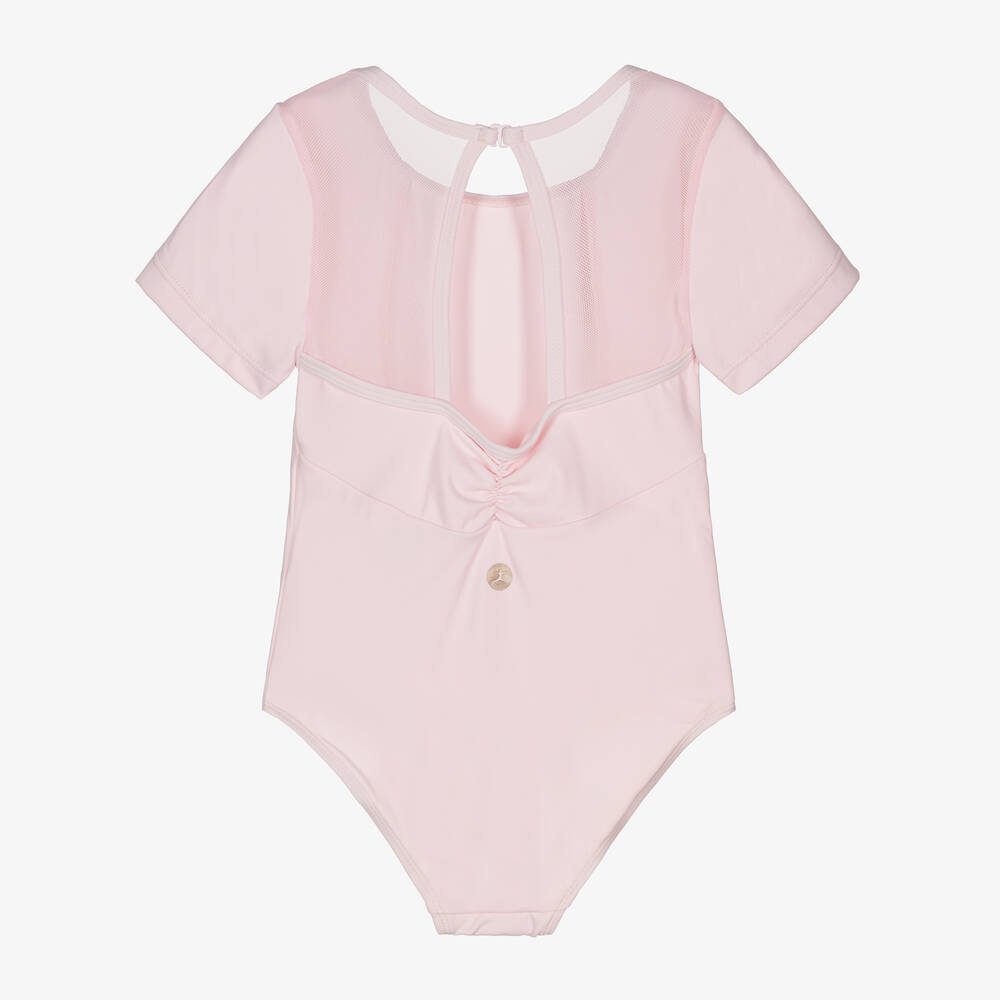 Danskin-Girls Pink Mesh Leotard | Childrensalon