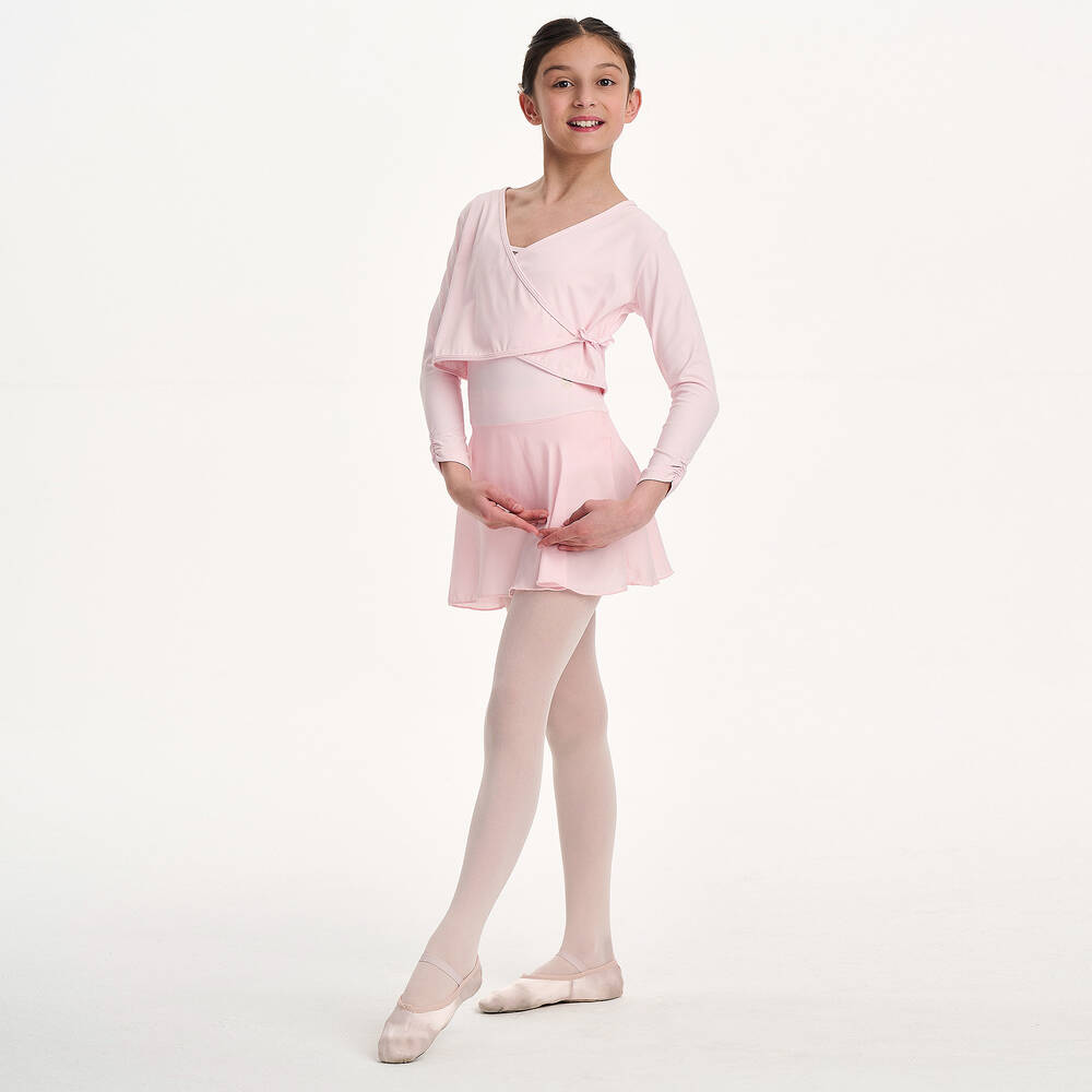 Danskin-Girls Pink Wrap Cardigan | Childrensalon