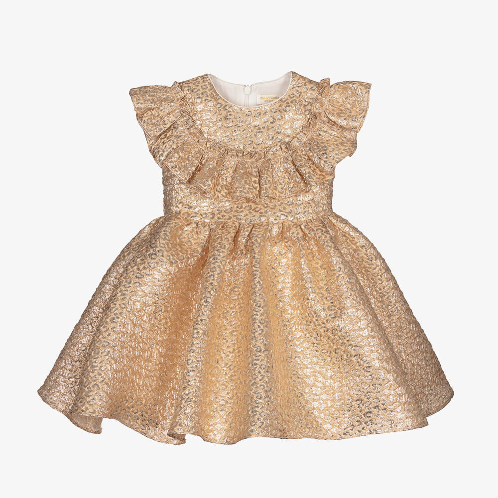 pink glitter shirt dress Baltic Born Womens Fabian Jacquard Midi Dress | Mauve + Gold