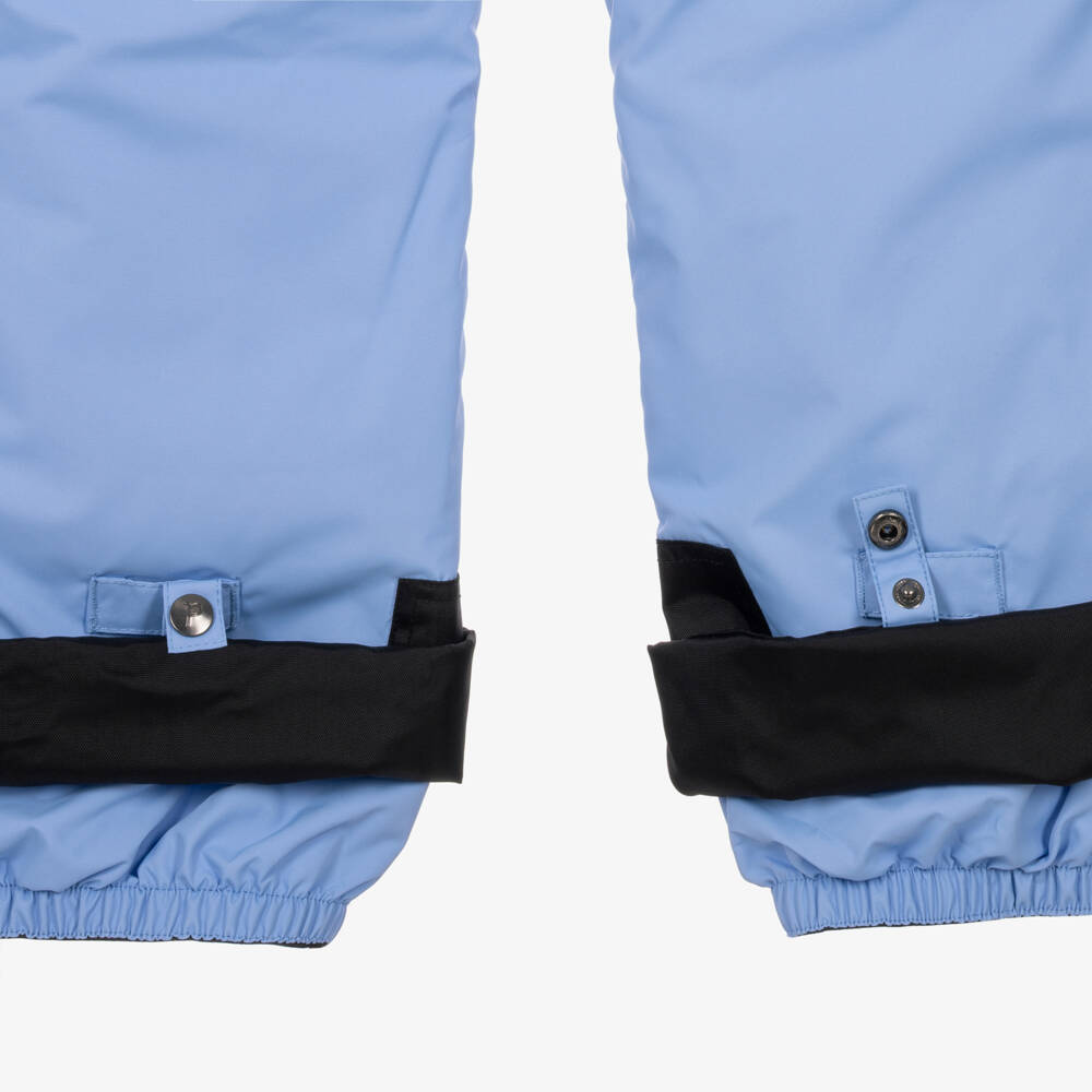 Deux par Deux-Blue & Pink Mountain Print Technical Snowsuit | Childrensalon