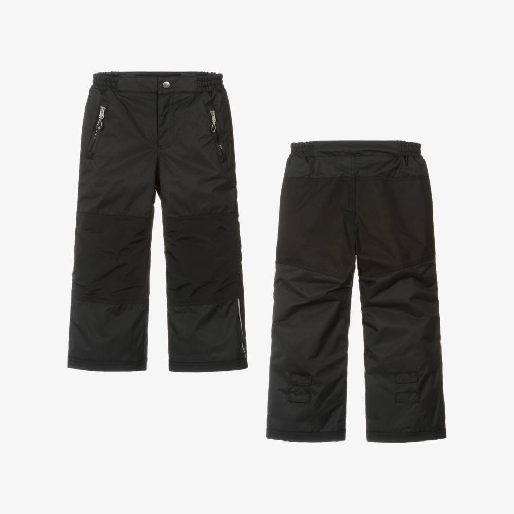 Deux par Deux-Boys Black & Multicolour Smiling Faces Snowsuit | Childrensalon