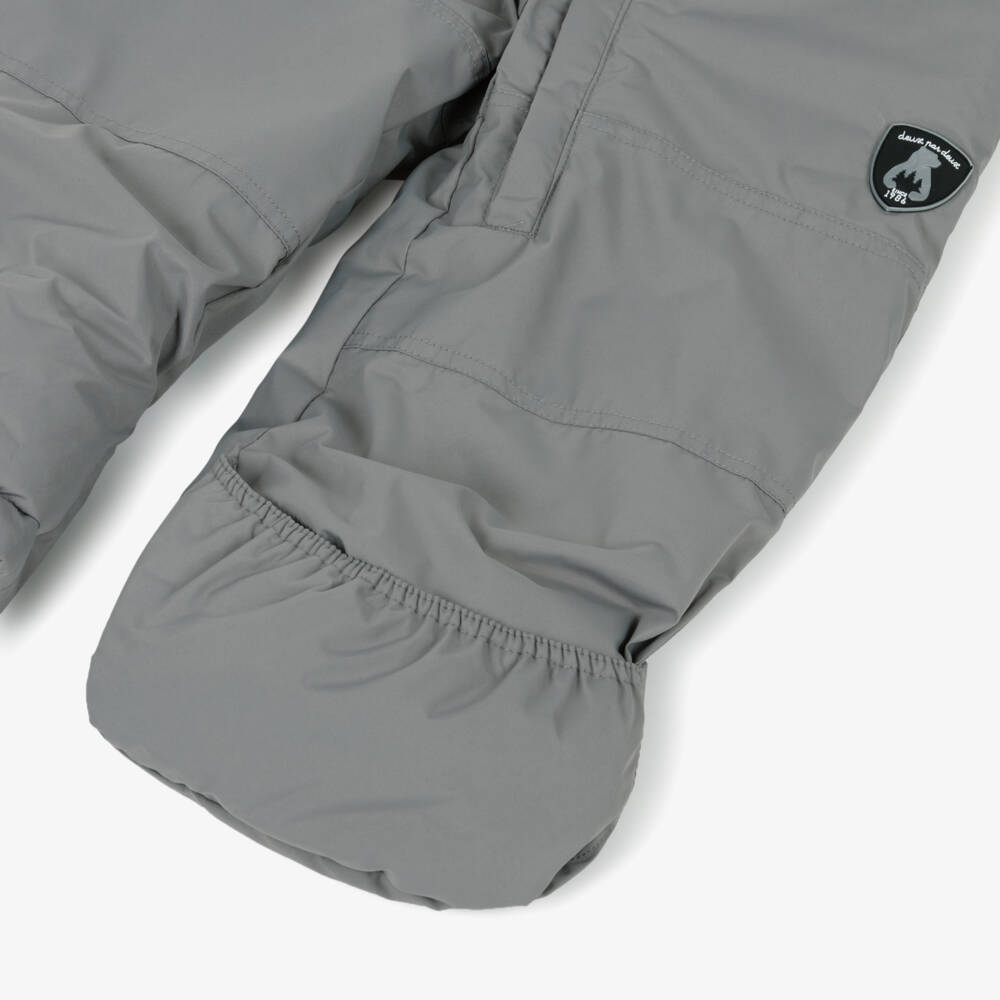 Deux par Deux-Boys Grey Arctic Animal Print Snowsuit | Childrensalon