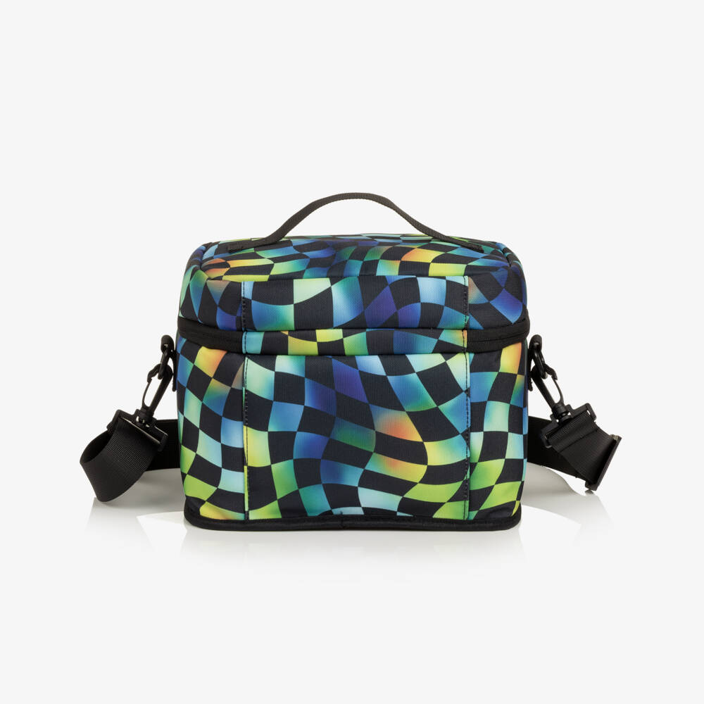 Deux par Deux-Boys Multicolour Check Print Lunch Bag (25cm) | Childrensalon
