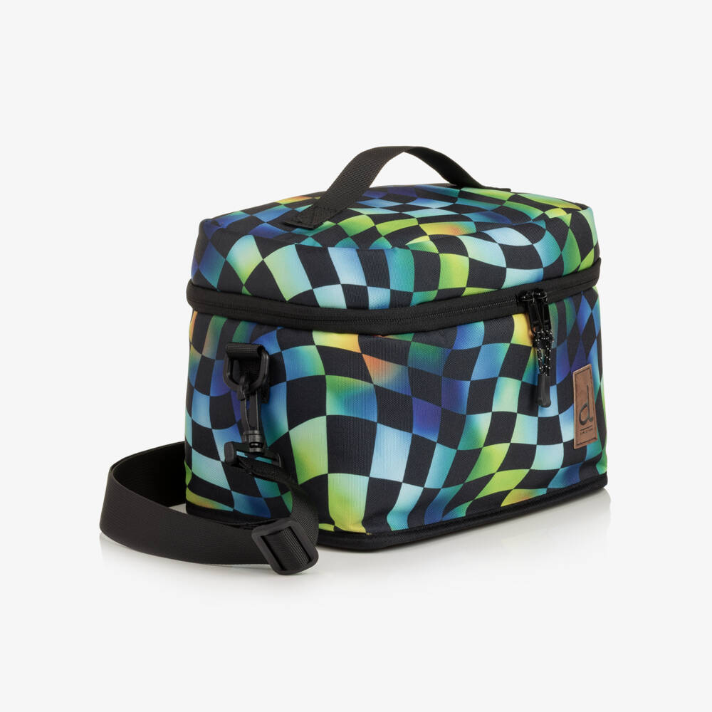 Deux par Deux-Boys Multicolour Check Print Lunch Bag (25cm) | Childrensalon
