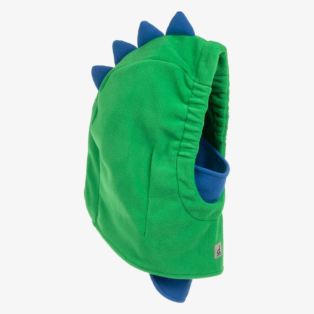 Deux par Deux-Boys Oversized Green Dino Balaclava for Ski Helmets | Childrensalon