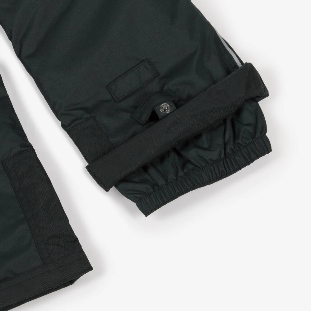 Deux par Deux-Girls Black & Blue Abstract Heart Print Snowsuit | Childrensalon