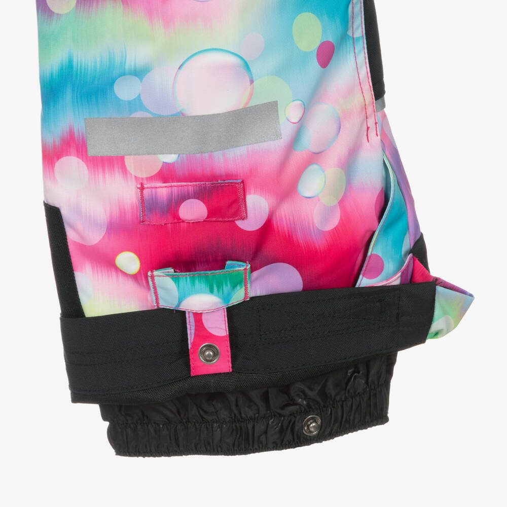 Deux par Deux-Girls Black & Pink Snowsuit | Childrensalon